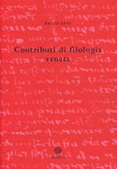 Contributi di filologia veneta