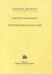 Inventario dell'archivio di Giovanni Papini