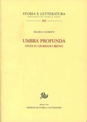 Umbra profunda. Studi su Giordano Bruno