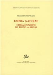 Umbra naturae. L'immaginazione da Ficino a Bruno