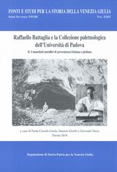 Raffaello Battaglia e la collezione paleontologica dell'Università di Padova. Vol. 2: manufatti metallici di provenienza friulana e giuliana, I.