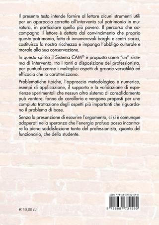 Conservare l'edilizia in muratura: il sistema CAM - Roberto Marnetto, Alessandro Vari, Marianna Leonori - Libro 21/mo Secolo 2016 | Libraccio.it