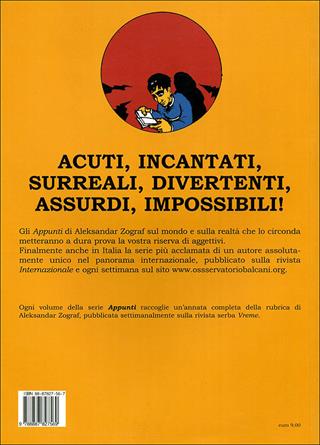 Appunti. Vol. 2 - Aleksandar Zograf - Libro Black Velvet 2006, That's life | Libraccio.it