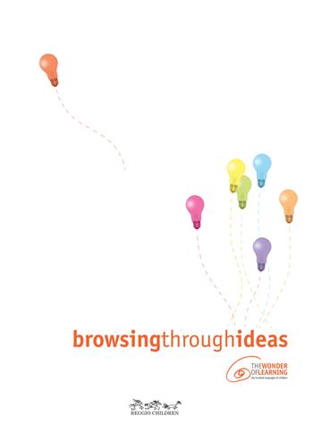 Browsing through ideas  - Libro Reggio Children, The wonder of learning | Libraccio.it
