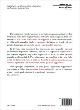 Il rumore del cuore-Il gatto nero. Con CD Audio - Edgar Allan Poe, Marco Baliani, Stefano Bollani - Libro Luca Sossella Editore 2012, Plurale immaginario | Libraccio.it