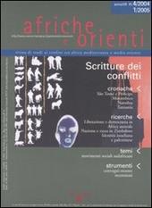 Afriche e orienti vol. 4 (2004)-1 (2005). Scritture dei conflitti