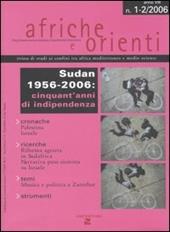Afriche e Orienti (2006) vol. 1-2. Sudan 1956-2006: cinquant'anni di indipendenza
