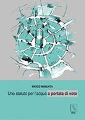 Uno statuto per l'acqua a portata di voto