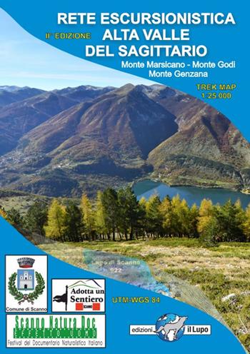 Carta rete escursionistica Alta Valle del Sagittario. Monte Marsicano-Monte Godi-Monte Genzana  - Libro Il Lupo 2021 | Libraccio.it