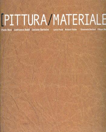Pittura-materiale. Catalogo della mostra. Ediz. italiana e inglese  - Libro Carlo Cambi Editore 2007 | Libraccio.it