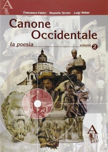 Canone occidentale. Per le Scuole superiori. Vol. 2: La poesia. - Francesca Fabbri, Rossella Terreni, Luigi Weber - Libro Alice Edizioni 2005 | Libraccio.it