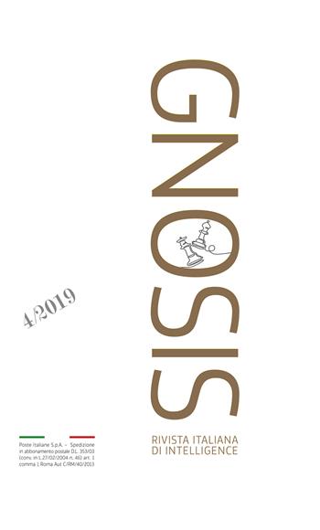 Gnosis. Rivista italiana di Intelligence (2019). Vol. 4  - Libro Argos 2019 | Libraccio.it