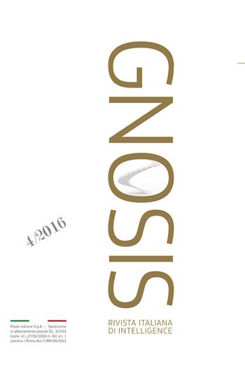 Gnosis. Rivista italiana di Intelligence (2016). Ediz. bilingue. Vol. 4  - Libro Argos 2016 | Libraccio.it