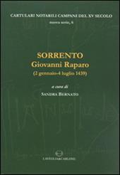 Sorrento. Giovanni Raparo (2 gennaio-4 luglio 1439). Testo latino