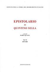 Epistolario. Vol. 6: 1879-1881.