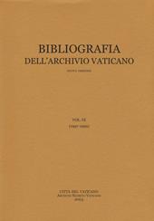 Bibliografia dell'Archivio vaticano