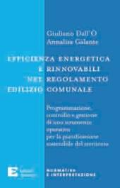 Efficienza energetica e rinnovabili nel regolamento edilizio comunale