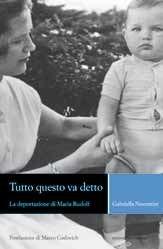 Tutto questo va detto. La deportazione di Maria Rudolf - Gabriella Nocentini - Libro nuovadimensione 2008, Memoria | Libraccio.it