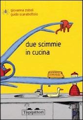 Due scimmie in cucina