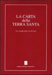 Carta della Terra Santa con i luoghi della vita di Gesù