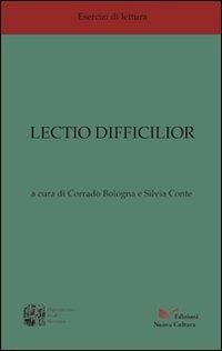 Lectio difficilior  - Libro Nuova Cultura 2006, Studi romanzi | Libraccio.it