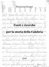 Fonti e ricerche per la storia della Calabria