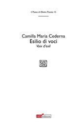 Esilio di voci-Voix d'exil. Ediz. bilingue