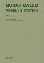 Guido Ballo. Poesia e critica