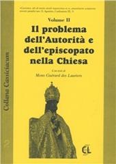 Il problema dell'autorità e dell'episcopato nella chiesa