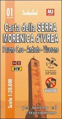 Carta della Serra Morenica d'Ivrea - Nicola Muntoni - Libro MU Edizioni 2015, Alpi canavesane | Libraccio.it