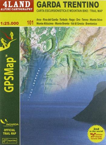 Garda trentino - Enrico Casolari, Remo Nardini - Libro 4Land 2006, GPS map | Libraccio.it