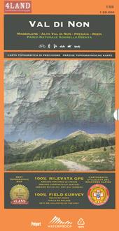 Val di Non. Carta topografica di precisione 1:25.000 n. 155. Ediz. italiana, inglese e tedesca
