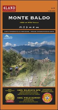 Monte Baldo. 1000 km MTB trails. Carta escursionistica 1:25.000. Ediz. italiana, inglese e tedesca - Enrico Casolari, Remo Nardini - Libro 4Land 2015 | Libraccio.it