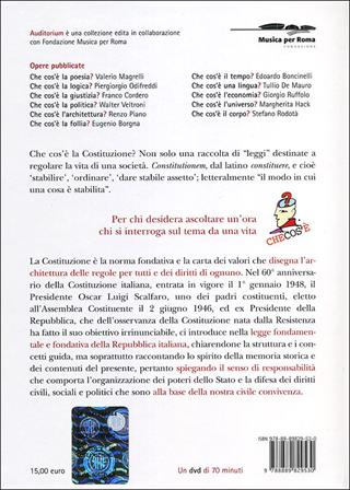 Che cos'è la Costituzione. Con fascicolo? DVD - Oscar L. Scalfaro - Libro Luca Sossella Editore 2012, Auditorium | Libraccio.it