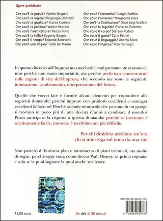Che cos'è l'impresa. Con DVD - Roberto Siagri - Libro Luca Sossella Editore 2012, Auditorium | Libraccio.it