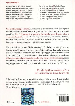 Che cos'è il linguaggio? DVD. Con libro - Andrea Moro - Libro Luca Sossella Editore 2012, Auditorium | Libraccio.it