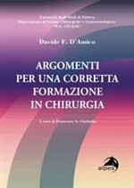 Argomenti per una corretta formazione in chirurgia