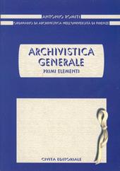 Archivistica generale. Primi elementi