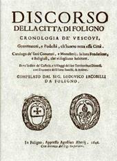 Discorso della città di Foligno 1646 (rist. anast.)
