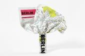 Crumpled city map. Berlin. Ediz. inglese