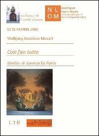 Così fan tutte. La scuola degli amanti - Lorenzo Da Ponte - Libro Latorre 2010 | Libraccio.it