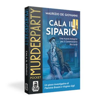 Murder Party Pocket - Cala Il Sipario. Il gioco di investigazione di Maurizio De Giovanni  Cranio Creations 2023 | Libraccio.it