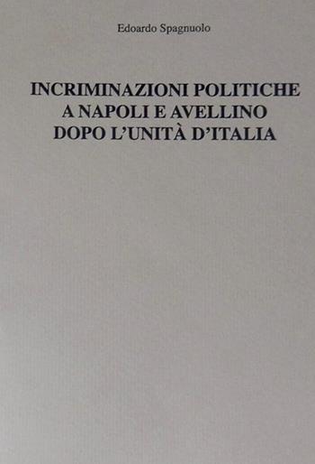 Incriminazioni politiche a Napoli e Avellino dopo l'unità d'Italia - Edoardo Spagnuolo - Libro D'Amico Editore 2015 | Libraccio.it