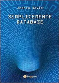 Semplicemente database - Andrea David - Libro Youcanprint 2013 | Libraccio.it