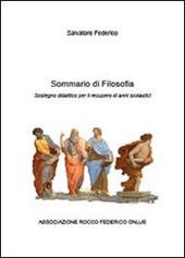 Sommario di filosofia