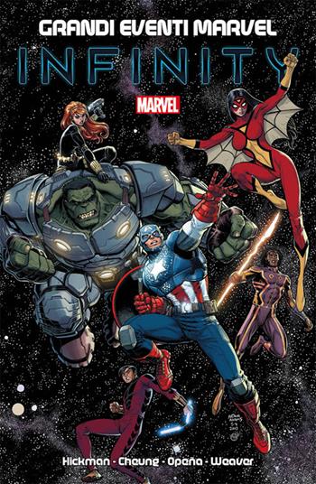 Infinity - Jonathan Hickman, Jim Cheung, Jerome Opeña - Libro Panini Comics 2018, Grandi eventi Marvel | Libraccio.it