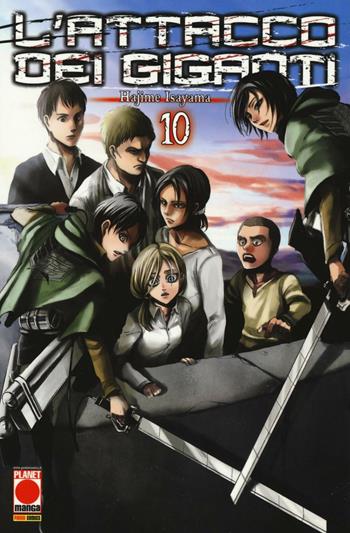 L' attacco dei giganti. Vol. 10 - Hajime Isayama - Libro Panini Comics 2016, Planet manga | Libraccio.it