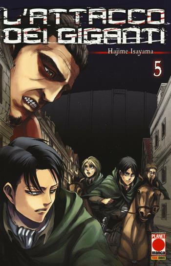 L' attacco dei giganti. Vol. 5 - Hajime Isayama - Libro Panini Comics 2016, Planet manga | Libraccio.it