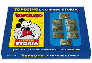 Topolino. La grande storia. Con 8 francobolli in metallo  - Libro Panini Comics 2021 | Libraccio.it