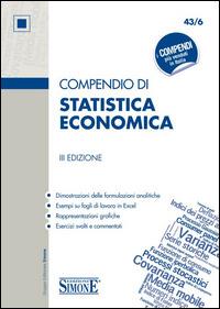 Compendio di statistica economica  - Libro Edizioni Giuridiche Simone 2014, Compendi | Libraccio.it
